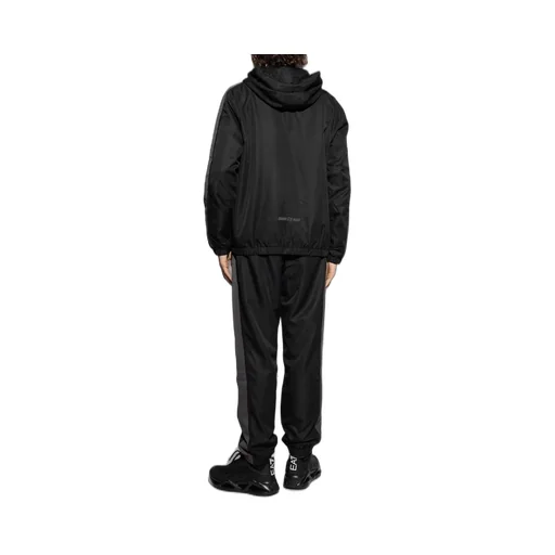 Ea7 Emporio Armani Logo Printed Two Piece Tracksuit Set