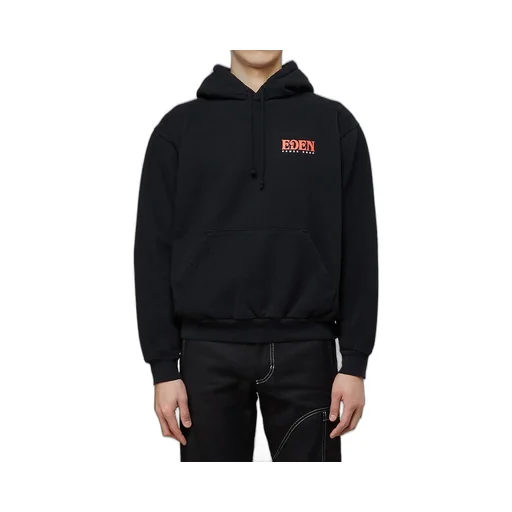 Eden Power Corp Logo Printed Drawstring Hoodie