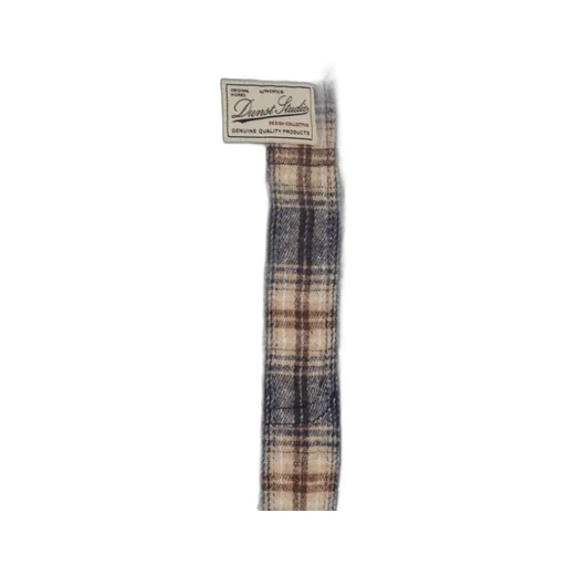 Dunst Checkered Logo Patch Flannel Shirt