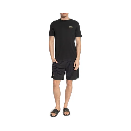 Ea7 Emporio Armani Logo Patch Crewneck T-Shirt