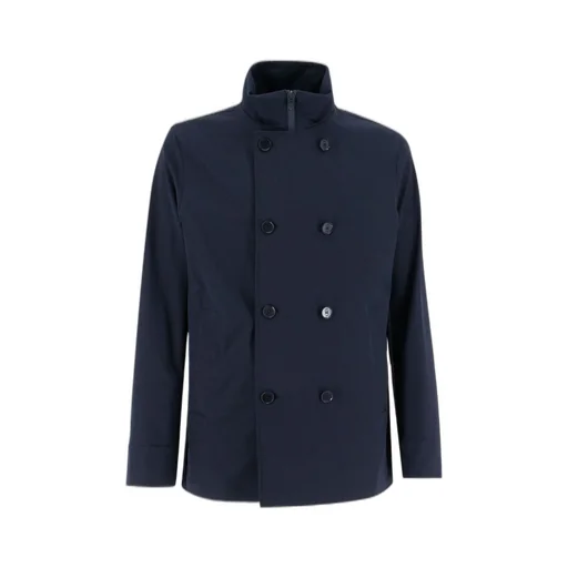 Duno Double-Breasted Stand Collar Jacket