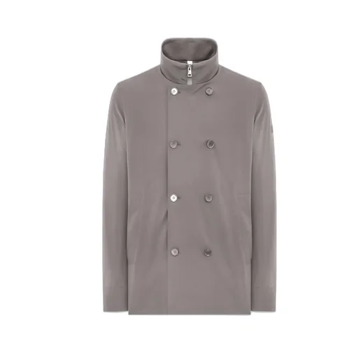 Duno Double-Breasted Stand Collar Jacket