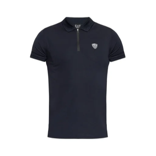 Ea7 Emporio Armani Logo Patch Polo Shirt