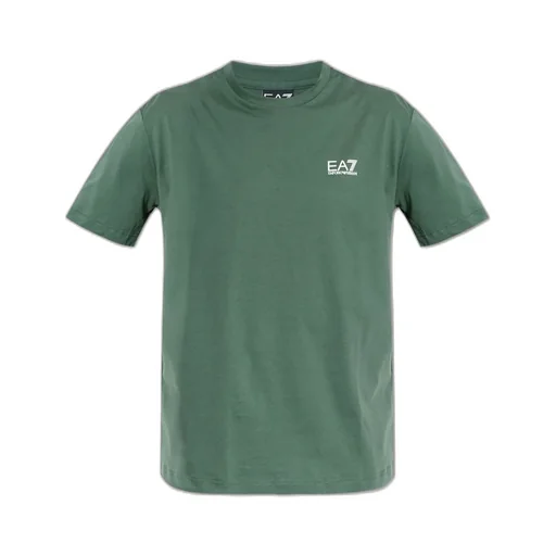 Ea7 Emporio Armani Logo Detailed Crewneck T-Shirt