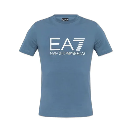 Ea7 Emporio Armani Logo Printed Crewneck T-Shirt