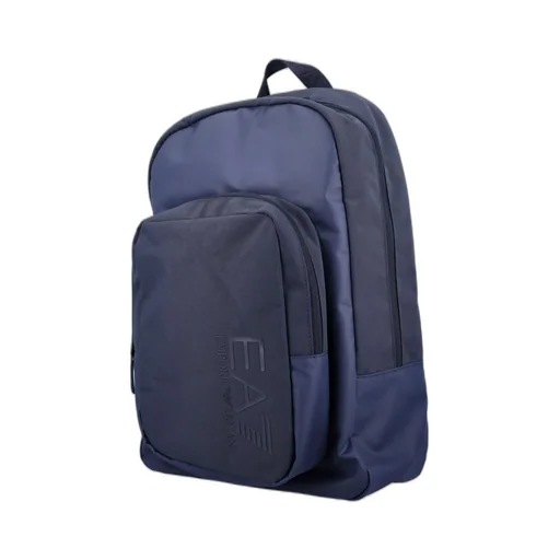 Ea7 Emporio Armani Logo Printed Backpack