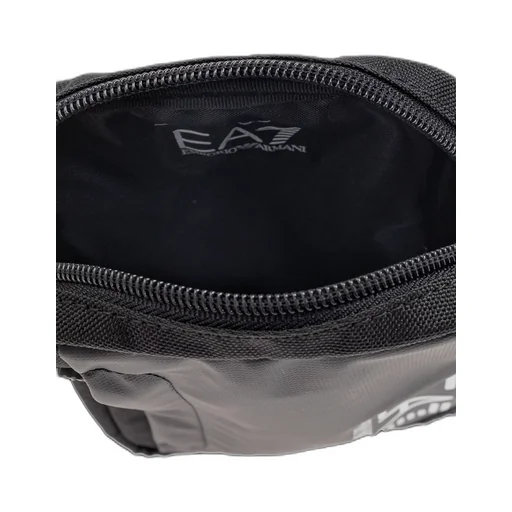 Ea7 Emporio Armani Logo Printed Zip-Up Shoulder Bag