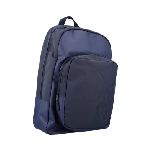 Ea7 Emporio Armani Logo Printed Backpack
