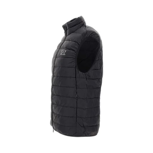 Ea7 Emporio Armani Logo Printed Quilted Padded Gilet