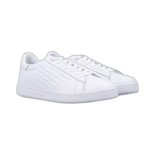 Ea7 Emporio Armani Logo Embossed Classic Cc Sneakers