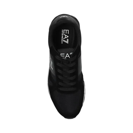Ea7 Emporio Armani Logo-Printed Panelled Lace-Up Sneakers