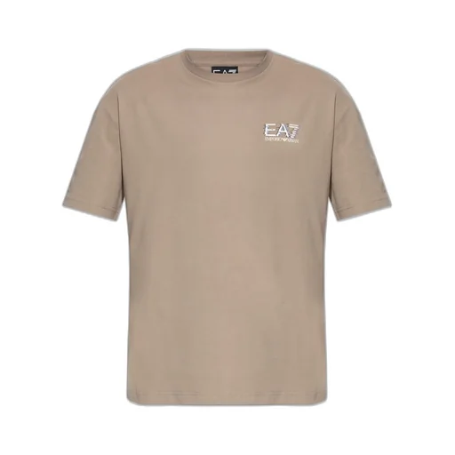 Ea7 Emporio Armani Logo Printed Crewneck T-Shirt
