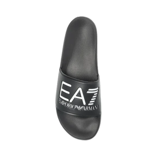 Ea7 Emporio Armani Logo Embossed Slide Sandals