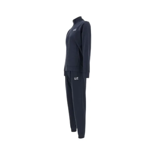 Ea7 Emporio Armani Logo Printed Zipped Track Suit