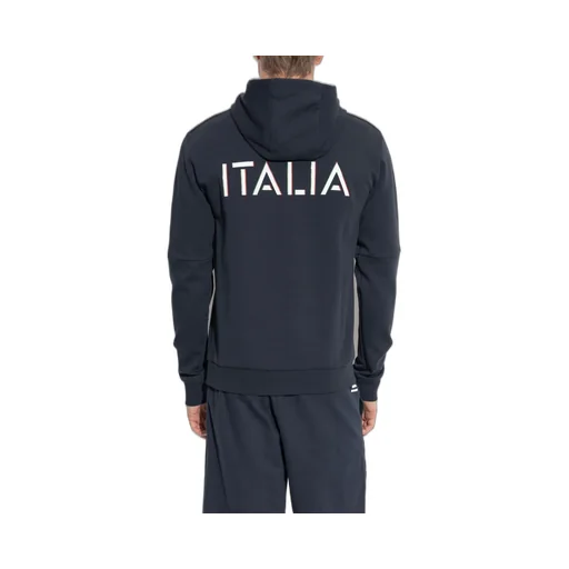 Ea7 Emporio Armani Logo Printed Hoodie