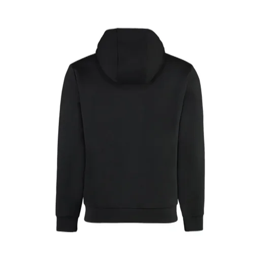 Ea7 Emporio Armani Logo Patch Zip-Up Hoodie