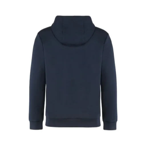 Ea7 Emporio Armani Logo Detailed Drawstring Hoodie