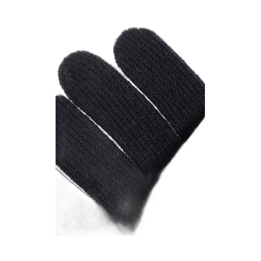 Ea7 Emporio Armani Logo Patch Knit Gloves