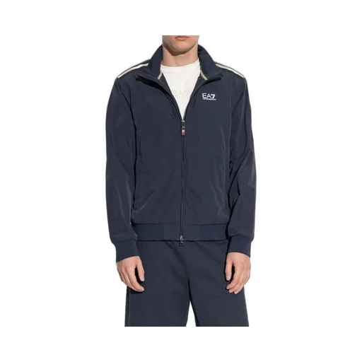 Ea7 Emporio Armani Logo-Printed Zipped Jacket