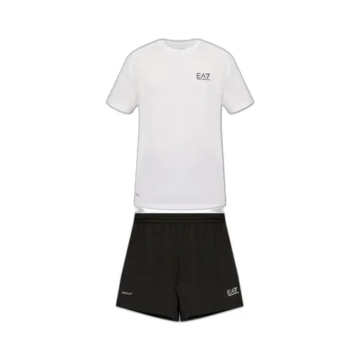 Ea7 Emporio Armani Logo-Printed Two-Piece Tracksuit