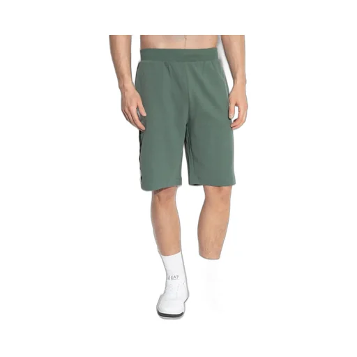Ea7 Emporio Armani Logo Detailed Track Shorts