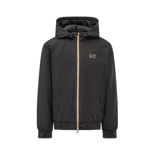 Ea7 Emporio Armani Logo-Printed Zipped Jacket