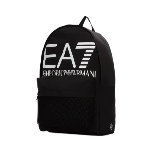 Ea7 Emporio Armani Logo Printed Zipped Backpack
