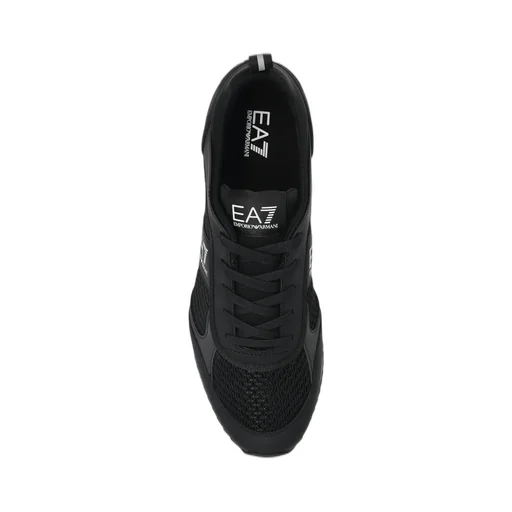 Ea7 Emporio Armani Mesh Panelled Lace-Up Running Shoes