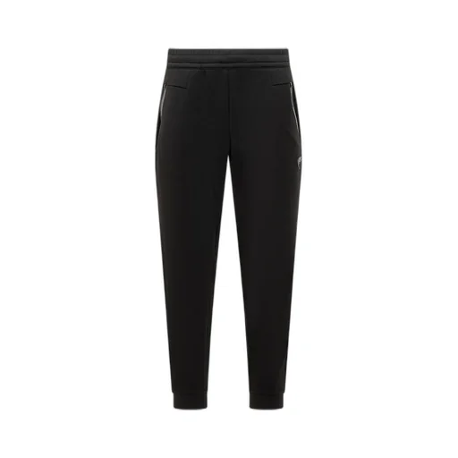 Ea7 Emporio Armani Logo Patch Tapered Track Pants