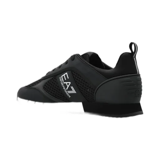 Ea7 Emporio Armani Mesh Panelled Lace-Up Running Shoes