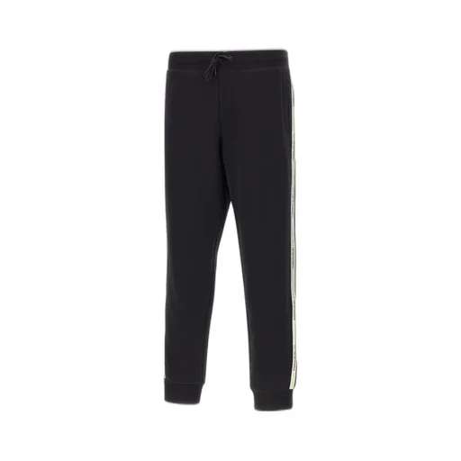 Ea7 Emporio Armani Logo-Tape Drawstring Track Pants