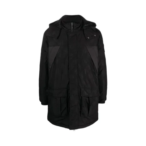 Ea7 Emporio Armani Mock Neck Hooded Jacket