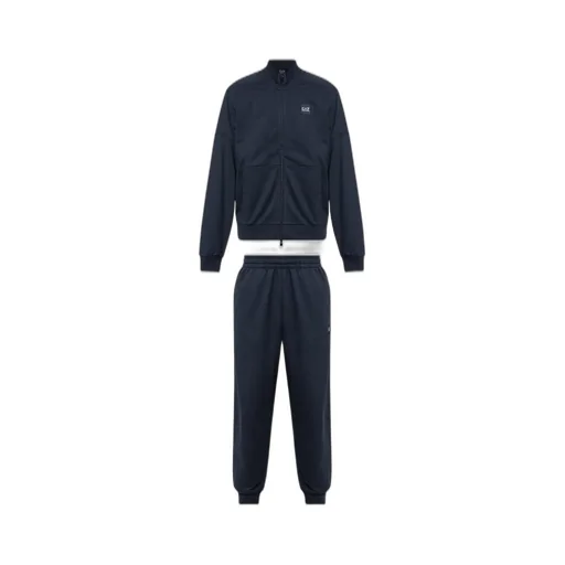 Ea7 Emporio Armani Two-Piece Logo Patch Tracksuit Set