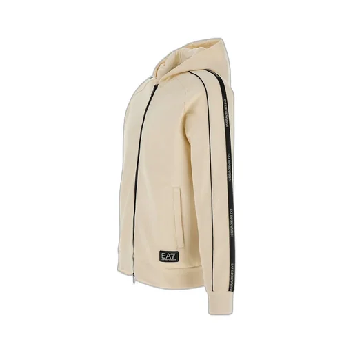 Ea7 Emporio Armani Logo Patch Hooded Sweatshirt