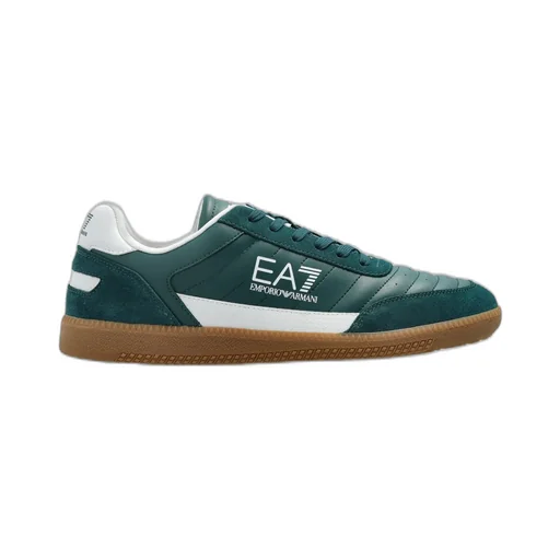 Ea7 Emporio Armani Logo Printed Lace-Up Sneakers