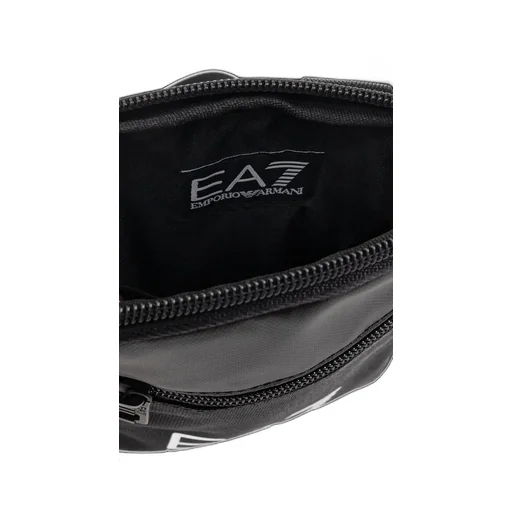 Ea7 Emporio Armani Logo Printed Zip-Up Shoulder Bag