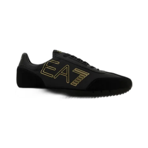 Ea7 Emporio Armani Vintage Logo Printed Sneakers