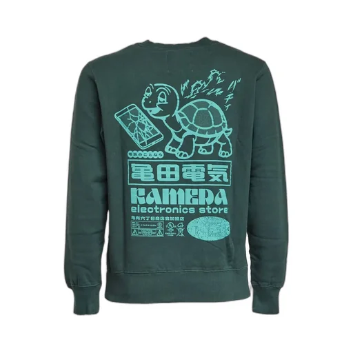 Edwin Kamera Printed Crewneck Sweater