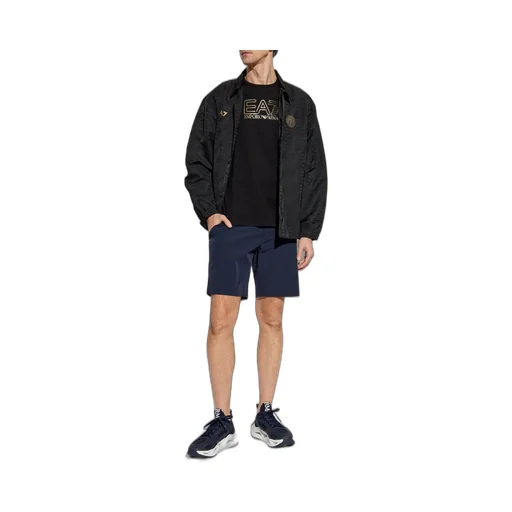 Ea7 Emporio Armani Logo Print Shorts