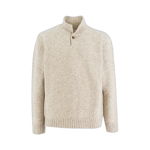 Eleventy Buttoned Crew Neck Knitwear
