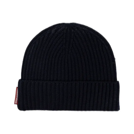 Dsquared2 Logo Patch Scarf-Beanie Set