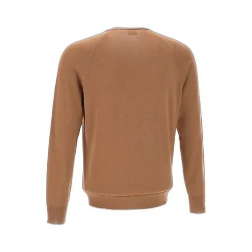 Eleventy Platinum Ribbed Crew Neck Sweater