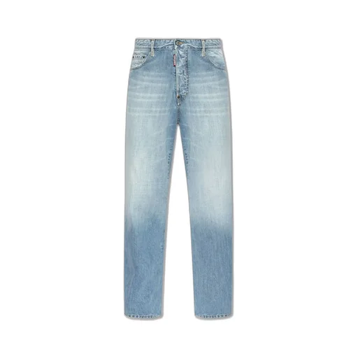 Dsquared2 Straight Leg Distressed Jeans
