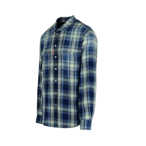 Dsquared2 Checked Dropped Shoulder Shirt