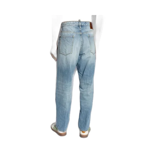 Dsquared2 Straight Leg Distressed Jeans