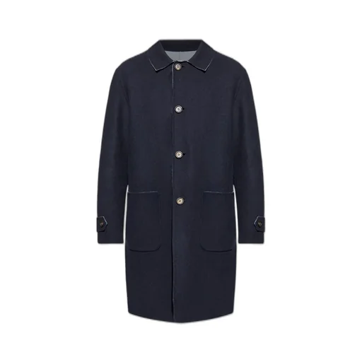 Eleventy Double-Sided Reversible Coat