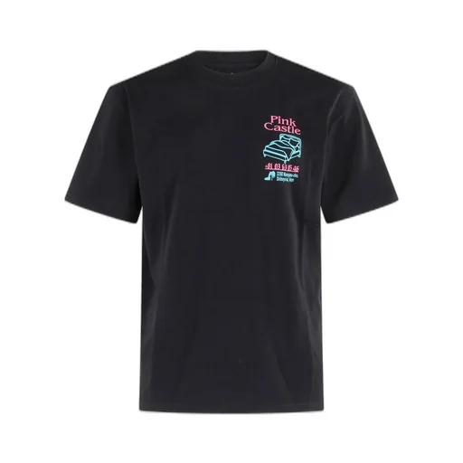 Edwin Pink Castle Graphic T-Shirt