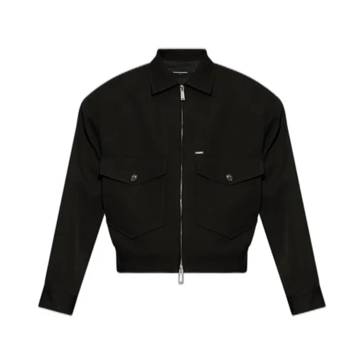 Dsquared2 Zip-Up Cropped Jacket