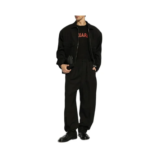 Dsquared2 Zip-Up Cropped Jacket