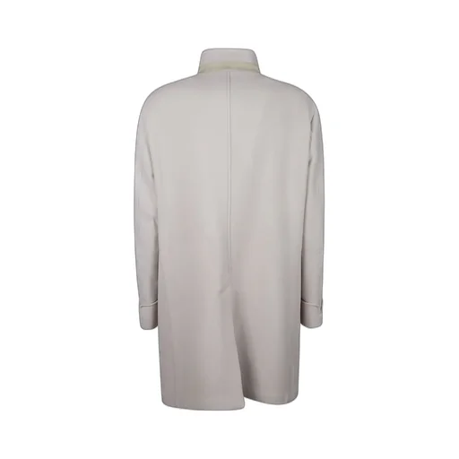 Eleventy Stand Collar Wool Coat